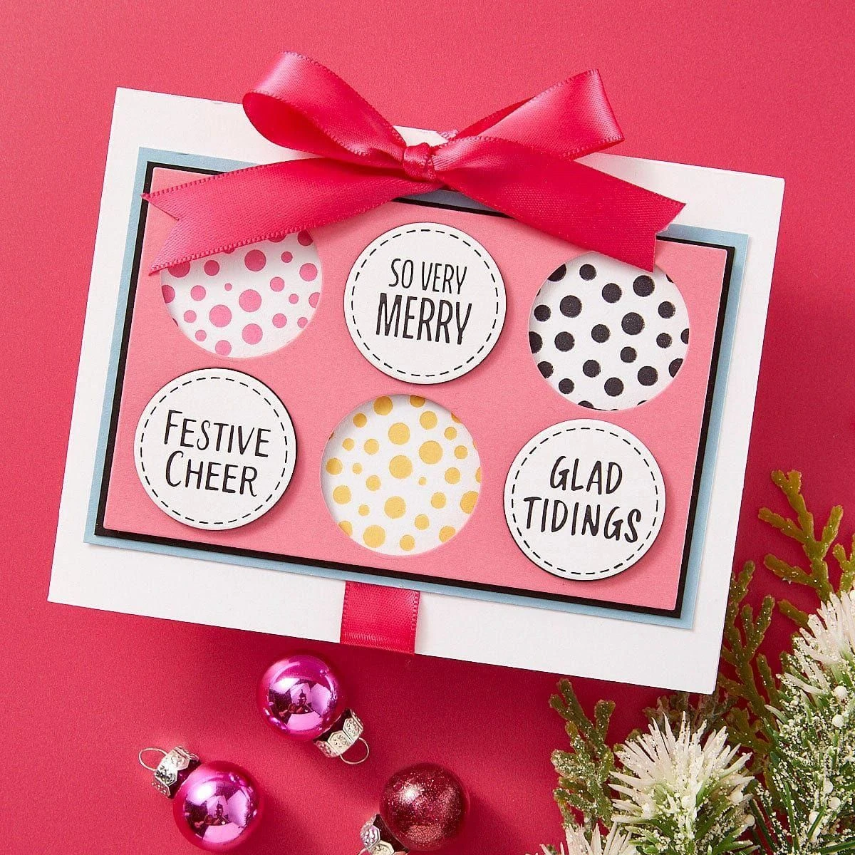Festive Circle Sentiments Press Plates & Die Set From The Essential Holiday Collection By Lisa Horton 7 Festive Circle Sentiments Press Plates & Die Set From The Essential Holiday Collection By Lisa Horton - Image 7