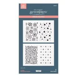 Holiday Background Panels Press Plates From The Essential Holiday Collection By Lisa Horton -Woodland Scenics Shop BP 215 Essential Holiday Lisa Horton Hollday Background Panels Pac