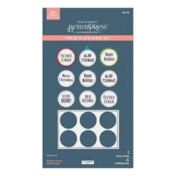 Festive Circle Sentiments Press Plates & Die Set From The Essential Holiday Collection By Lisa Horton 19 Festive Circle Sentiments Press Plates & Die Set From The Essential Holiday Collection By Lisa Horton -Woodland Scenics Shop BP 216 Essential Holiday Lisa Horton Festive Circle Sentiments Pac