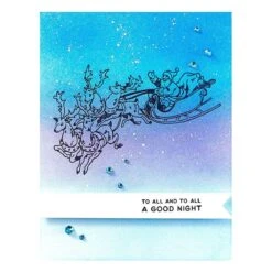 Santa's Sleigh Press Plate & Die Set From The Glad Tidings Collection By Simon Hurley -Woodland Scenics Shop BP 221 Glad Tidings Simon Hurley santas sleigh Project 1