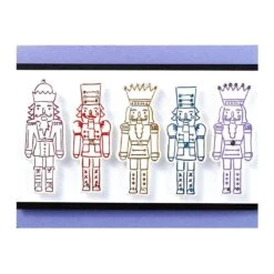 Nutcracker Trio Press Plate & Die Set From The Glad Tidings Collection By Simon Hurley -Woodland Scenics Shop BP 222 Glad Tidings Simon Hurley nutcracker trio Project 1