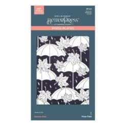 Autumn Rain Press Plate From The Falling Leaves Collection -Woodland Scenics Shop BP 224 Falling Leaves Autumn Rain Pac
