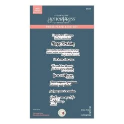 Through The Meadow Sentiments BetterPress Plate & Die Set From The Through The Meadow Collection By Susan Tierney-Cockburn -Woodland Scenics Shop BP 244 Through the Meadow STC Through the Meadow Sentiments Pac