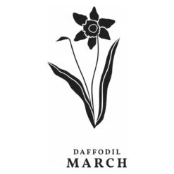 Florals Through The Year BetterPress Plates Bundle -Woodland Scenics Shop BP 247 Florals Through the Year March Daffodil Color