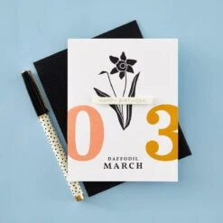 March Daffodil Press Plates From The Florals Through The Year Collection -Woodland Scenics Shop BP 247 Florals Through the Year March Daffodil Project 3