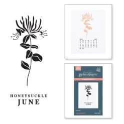 June Honeysuckle Press Plates From The Florals Through The Year Collection