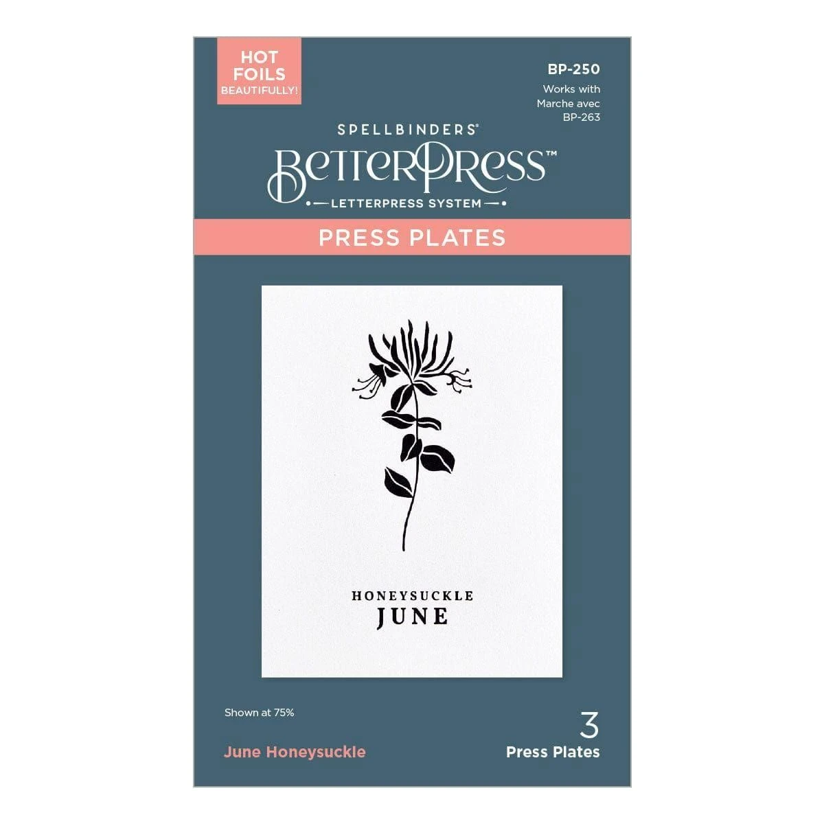 June Honeysuckle Press Plates From The Florals Through The Year Collection 5 June Honeysuckle Press Plates From The Florals Through The Year Collection - Image 5