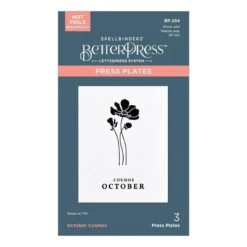 October Cosmos Press Plates From The Florals Through The Year Collection -Woodland Scenics Shop BP 254 Florals Through the Year October Cosmos Pac 4672e54c fb12 42ee a34c ed5a739c350e