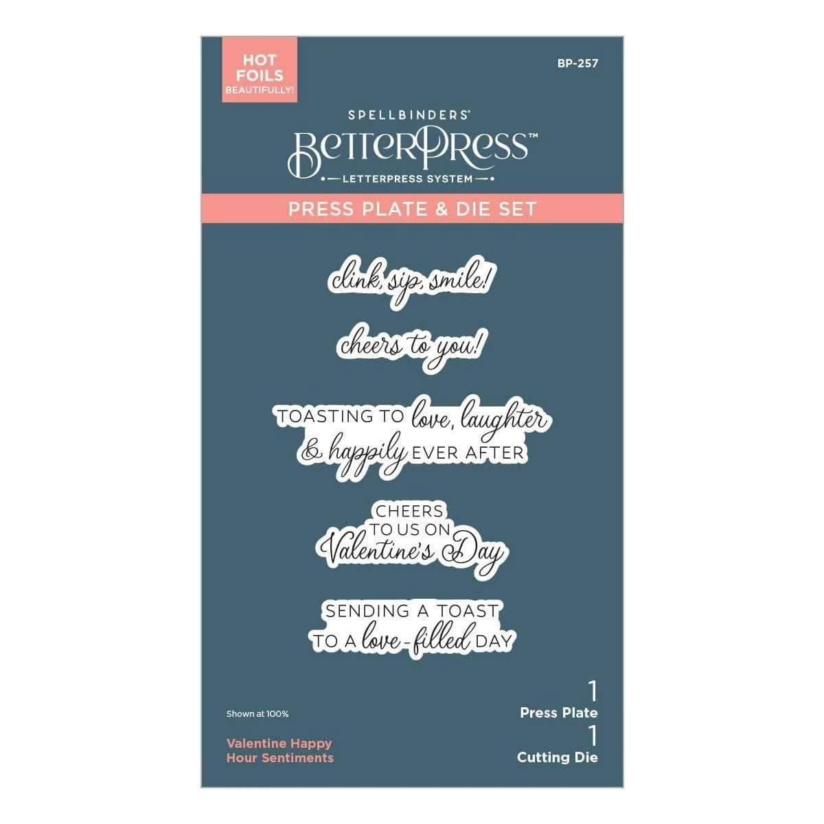 Valentine Happy Hour Sentiments BetterPress Plate & Die Set From The Love On The Rocks Collection 8 Valentine Happy Hour Sentiments BetterPress Plate & Die Set From The Love On The Rocks Collection - Image 8