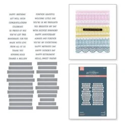 Ideal Moments Press Plate & Die Set From The Vivid Expressions Collection