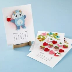 Rocky The Dancin' Yeti Etched Dies From The Monster Friends Collection -Woodland Scenics Shop BP 263 Florals Through the Year 2025 DIY Calendar Project 2 eb67ddf3 24c4 4cab 83a9 980c8900ca8d