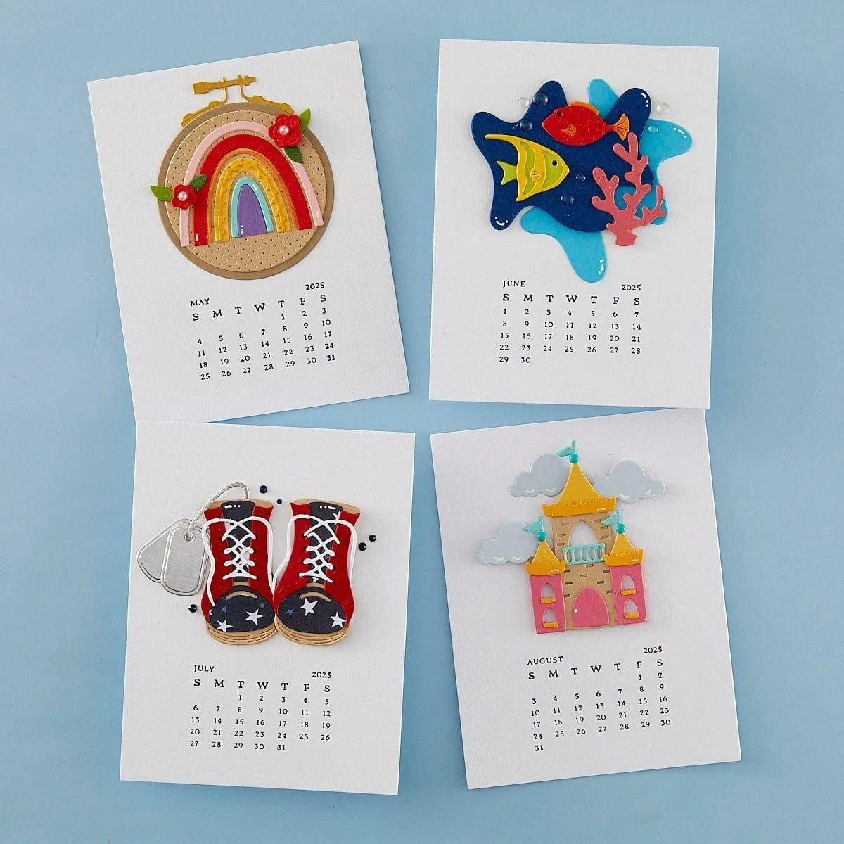 2025 DIY Calendar Press Plates And DIY Easel BetterPress Dies Bundle From The Florals Through The Year Collection 10 2025 DIY Calendar Press Plates And DIY Easel BetterPress Dies Bundle From The Florals Through The Year Collection - Image 10