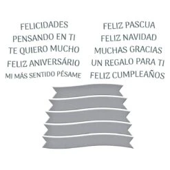 Spanish Sentiments BetterPress Plate & Die Set From The International Sentiments Collection -Woodland Scenics Shop BP 264 International Sentiments Spanish Sentiments Color b5bbd22b c01a 4836 b013 a1286135caac