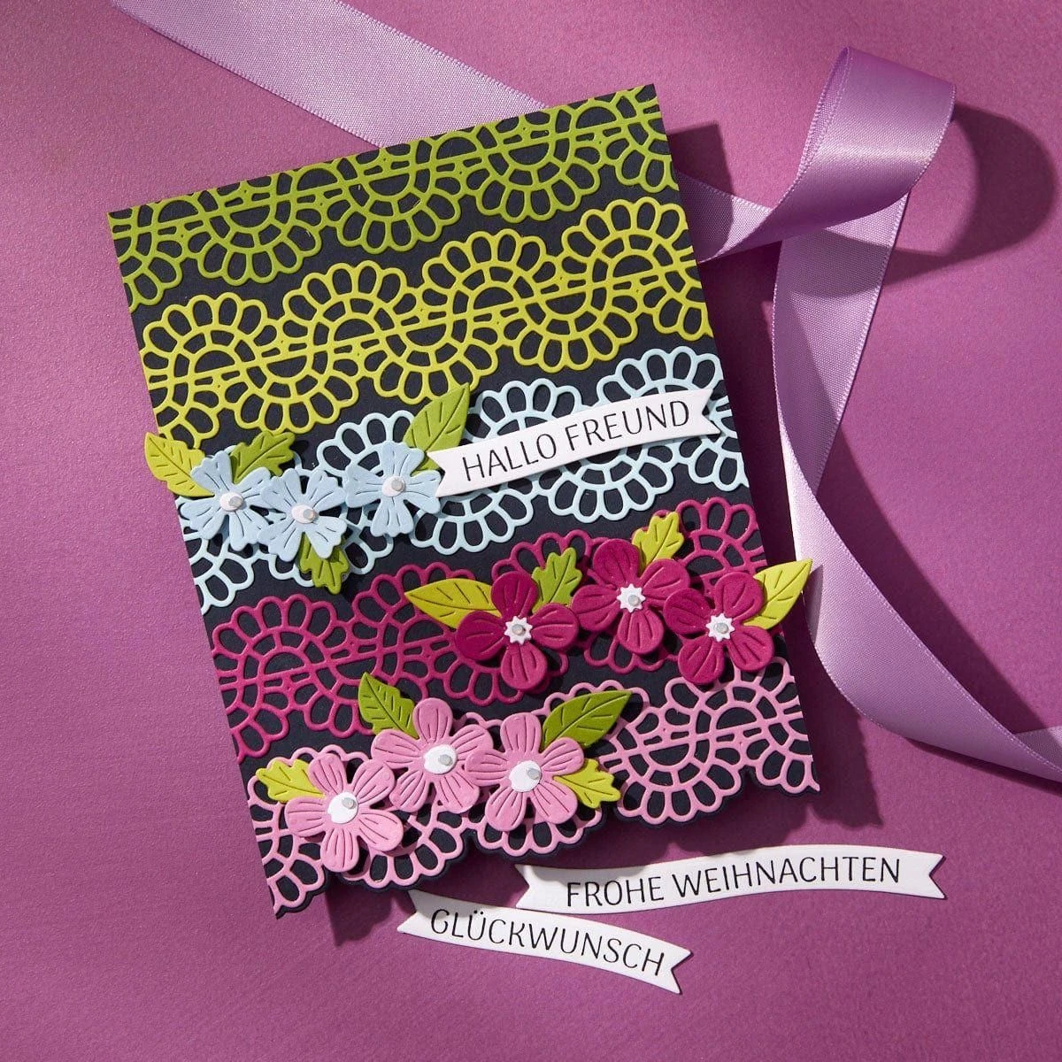 German Sentiments BetterPress Plate & Die Set From The International Sentiments Collection 2 German Sentiments BetterPress Plate & Die Set From The International Sentiments Collection - Image 2