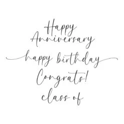 Sweeping Celebration Sentiments Press Plates From The Color Mix Celebrations Collection -Woodland Scenics Shop BP 267 Color Mix Celebrations Sweeping Celebration Sentiments Color