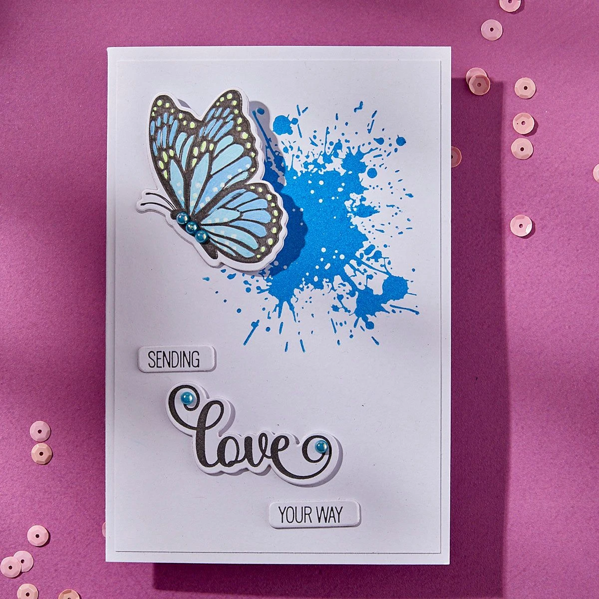 Splatters BetterPress Plate From The Wildflowers Collection By Lisa Horton 4 Splatters BetterPress Plate From The Wildflowers Collection By Lisa Horton - Image 4