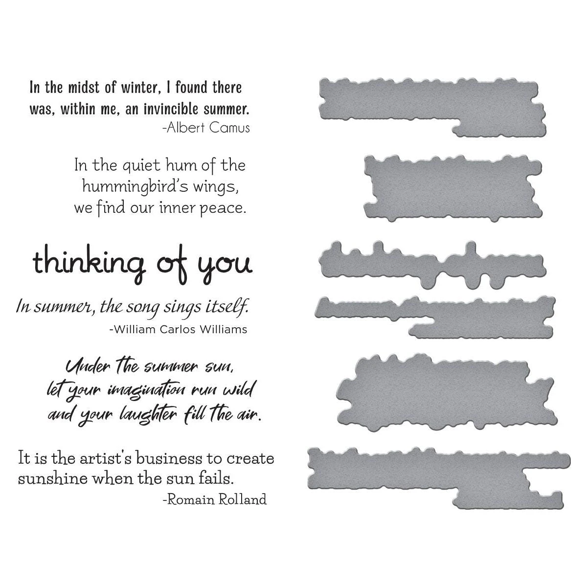 Summer Solstice Garden Sentiments BetterPress Plate & Die Set From The Summer Solstice Garden Collection By Susan Tierney-Cockburn 3 Summer Solstice Garden Sentiments BetterPress Plate & Die Set From The Summer Solstice Garden Collection By Susan Tierney-Cockburn - Image 3