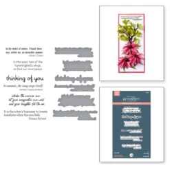 Summer Solstice Garden Sentiments BetterPress Plate & Die Set From The Summer Solstice Garden Collection By Susan Tierney-Cockburn