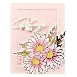 Crafty Hugs Sentiments Press Plate & Die Set From The Yana's Daisies Collection By Yana Smakula -Woodland Scenics Shop BP 298 Yana s Daisies Yana Smakula Crafty Hugs Sentiments Project