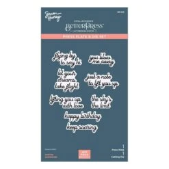 Soaring Sentiments Press Plate & Die Set From The Sky's The Limit Collection By Simon Hurley 17 Soaring Sentiments Press Plate & Die Set From The Sky's The Limit Collection By Simon Hurley -Woodland Scenics Shop BP 303 Skys the Limit Simon Hurley soaring sentiments Pac