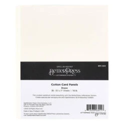 Bisque BetterPress Cotton 8-1/2 X 11" Sheets - 25 Pack