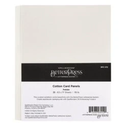 Pebble BetterPress Cotton 8-1/2 X 11" Sheets - 25 Pack