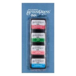 Flower Garden BetterPress Ink Mini Set - 4 Pack -Woodland Scenics Shop BPI 012 Flower Garden Pac