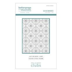 Quilted Memories -BetterPress Plate Of The Month -Woodland Scenics Shop BPOM MAR25 Product 1200x1200 Pac c31ca12b e26c 472b 9dfa b93619e045d6