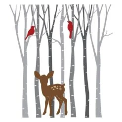 Birch Trees Registration Press Plates & Die Set From The Dancin' Christmas Friends Collection -Woodland Scenics Shop BPR 015 Dancin Christmas Friends Birch Trees Friends Color