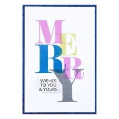 Color Mix Merry Registration Press Plates From The Home For The Holidays Collection -Woodland Scenics Shop BPR 016 Home for the Holidays Color Mix Merry Project