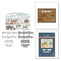 Farm Sweet Farm Registration BetterPress Plate & Die Set From The Justine's Farm Collection By Justine Dvorak