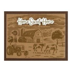 Farm Sweet Farm Registration BetterPress Plate & Die Set From The Justine's Farm Collection By Justine Dvorak -Woodland Scenics Shop BPR 019 Justine s Farm Justine Dvorak Farm Sweet Farm Project 1