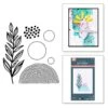 Flourishing BetterPress Plates From The Modern Botanicals Collection By Dina Wakley