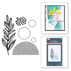 Flourishing BetterPress Plates From The Modern Botanicals Collection By Dina Wakley