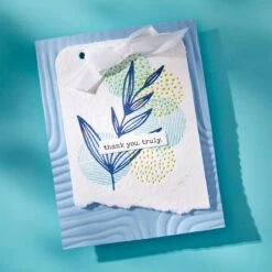 Growing Betterpress Plates & Die Set From The Modern Botanicals Collection By Dina Wakley -Woodland Scenics Shop BPR 027 Modern Botanicals Dina Wakley Growing Project 2