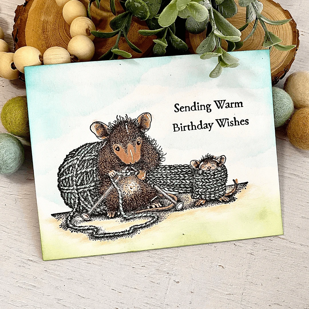Knit One Cling Rubber Stamps From The House-Mouse Winter Collection 2 Knit One Cling Rubber Stamps From The House-Mouse Winter Collection - Image 2