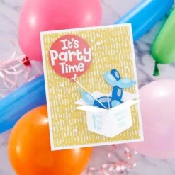Balloon Party Animal Etched Dies From The Birthday Celebrations Collection -Woodland Scenics Shop Birthday Celebrations 14 63748