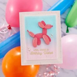 Balloon Party Animal Etched Dies From The Birthday Celebrations Collection -Woodland Scenics Shop Birthday Celebrations 15 64741