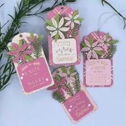 Holiday Blooms Etched Dies From The Celebrate The Season Collection -Woodland Scenics Shop Bonnie.Crane .2022.S5 527