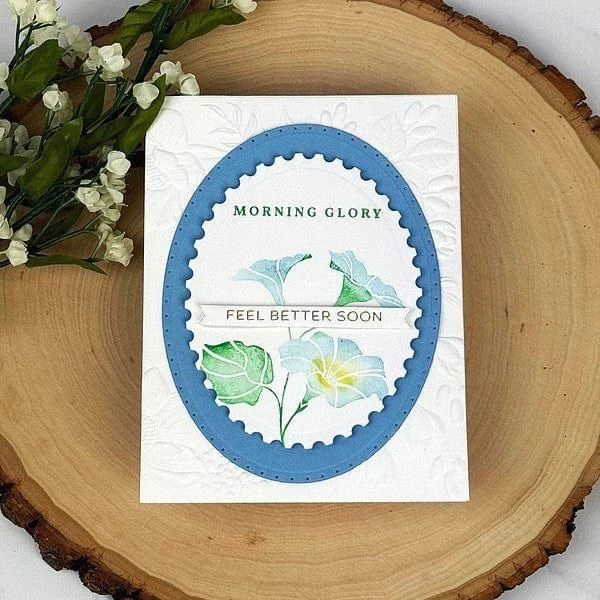 September Morning Glory Press Plates From The Florals Through The Year Collection 2 September Morning Glory Press Plates From The Florals Through The Year Collection - Image 2