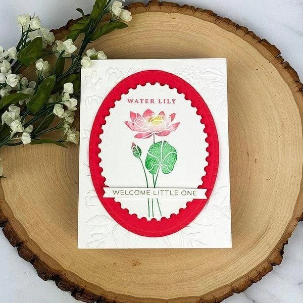 July Water Lily Press Plates From The Florals Through The Year Collection 2 July Water Lily Press Plates From The Florals Through The Year Collection - Image 2