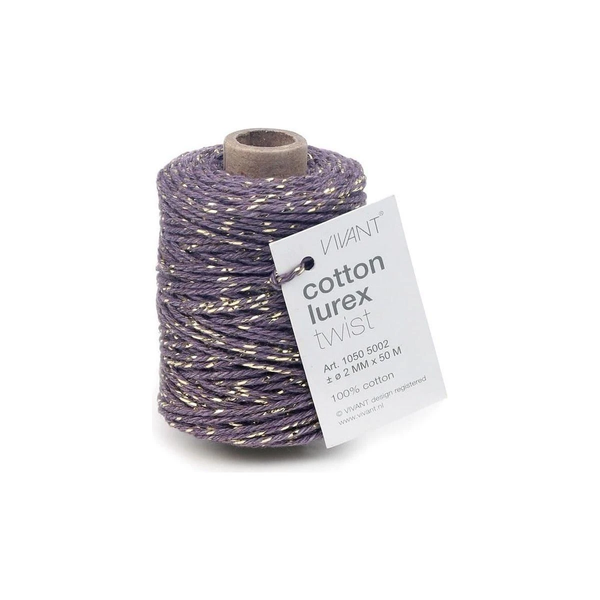 Vivant - Aubergine Cotton Cord -54.68 Yards 1 Vivant - Aubergine Cotton Cord -54.68 Yards