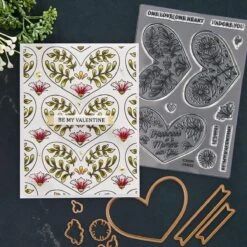 One Love, One Heart Die Set - (Dies Only) -Woodland Scenics Shop CDOM JAN22 Product 1200x1200 Project 2 62826.1643756157.1280.1280