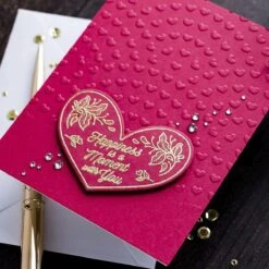 One Love, One Heart Die Set - (Dies Only) -Woodland Scenics Shop CDOM JAN22 Product 1200x1200 Project 5 68638.1643756008.1280.1280