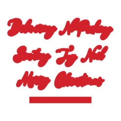 Christmas Magic Sentiments - (Dies Only) Coordinates With The Clear Stamp Of The Month -Woodland Scenics Shop CDOM JUL24 Product 1200x1200 Color