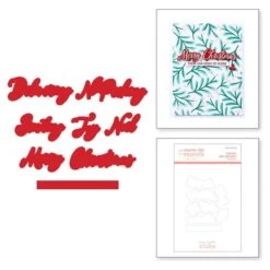 Christmas Magic Sentiments - (Dies Only) Coordinates With The Clear Stamp Of The Month