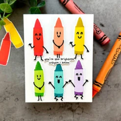 Crayon Creations -(Dies Only) Coordinates With The Clear Stamp Of The Month -Woodland Scenics Shop CDOM MAY25 Product 1200x1200 Project 2