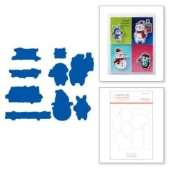 Holiday Besties - (Dies Only) Coordinates With The Clear Stamp Of The Month