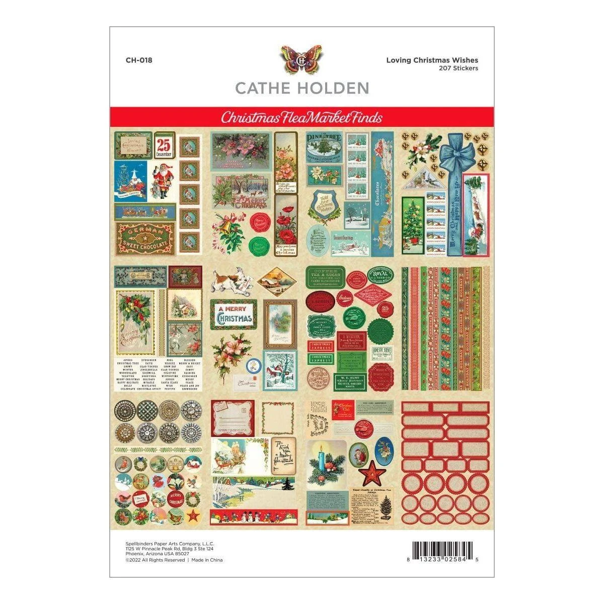 Loving Christmas Wishes Sticker Pad From The Christmas Flea Market Finds Collection By Cathe Holden 1 Loving Christmas Wishes Sticker Pad From The Christmas Flea Market Finds Collection By Cathe Holden