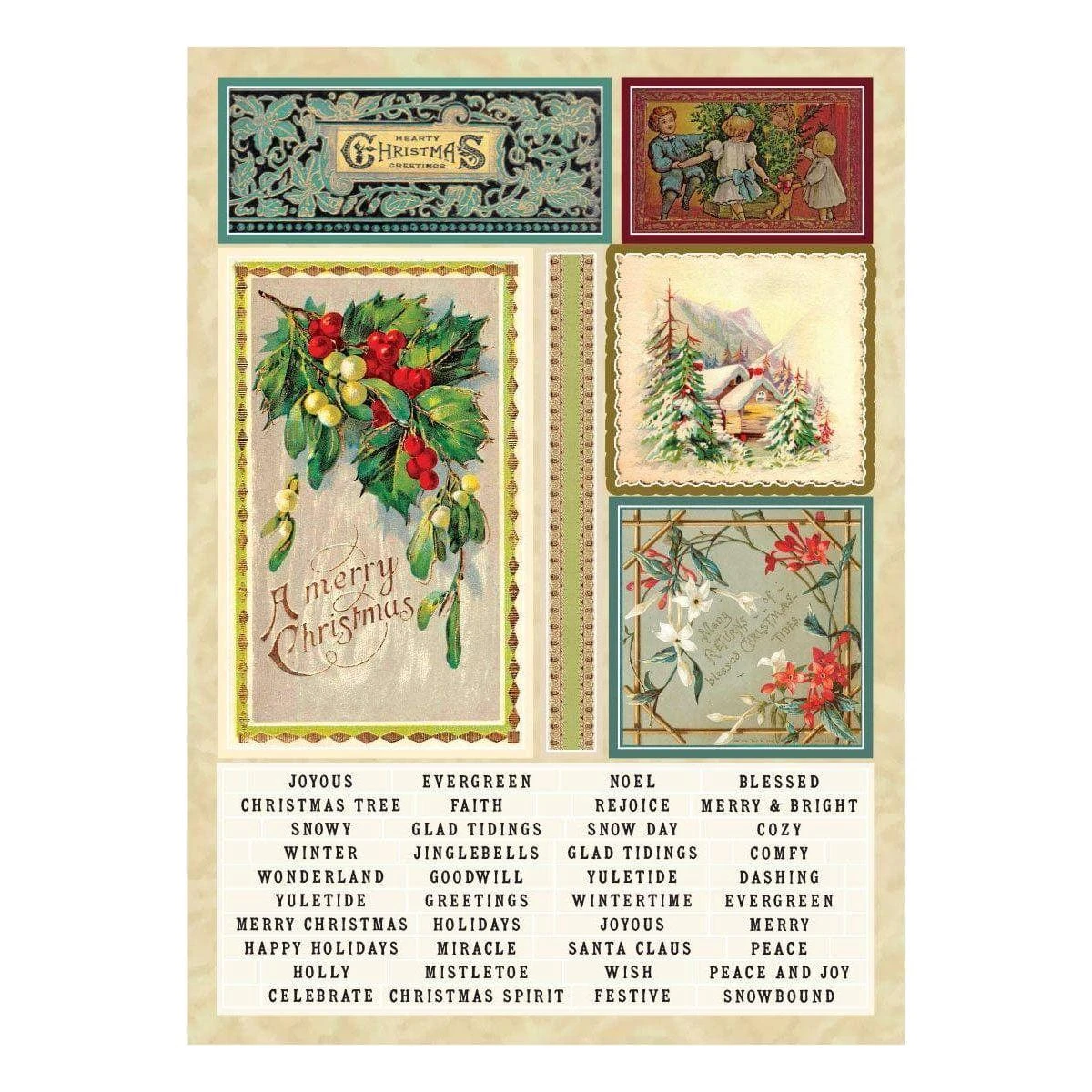 Loving Christmas Wishes Sticker Pad From The Christmas Flea Market Finds Collection By Cathe Holden 7 Loving Christmas Wishes Sticker Pad From The Christmas Flea Market Finds Collection By Cathe Holden - Image 7